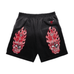 Warren Lotas Chicago Bulls Flaming Skull Shorts