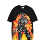 Warren Lotas Night Cowboy Fire Shirt – Black