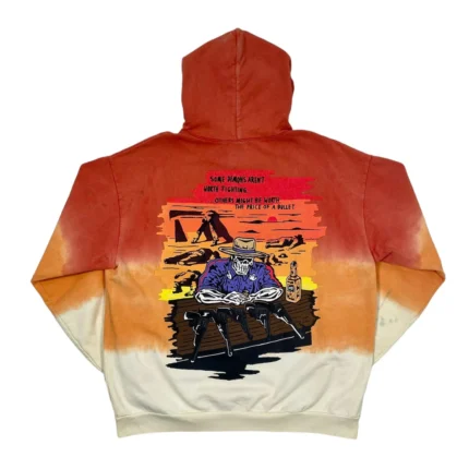 Warren Lotas Aren’t Worth Fighting Hooded Sweatshirt Alt Orange Pre-Owned