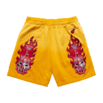 Warren Lotas Miami Heat Flaming Skull Shorts