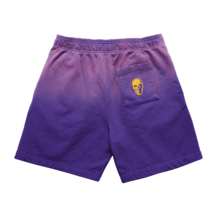 Warren Lotas Los Angeles Lakers Flaming Skull Shorts